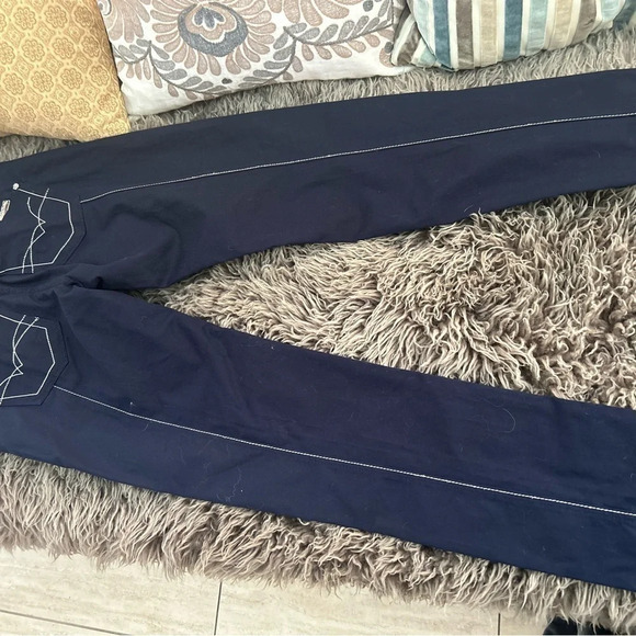Chiara Dalba  “Glam” pants in navy size 32 - Picture 2 of 10